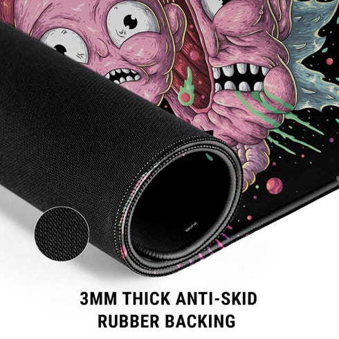 Adult Swim Rick and Morty Split Head Rick Gaming Mouse Pad